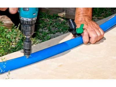 Схема встановлення крапельного поливу