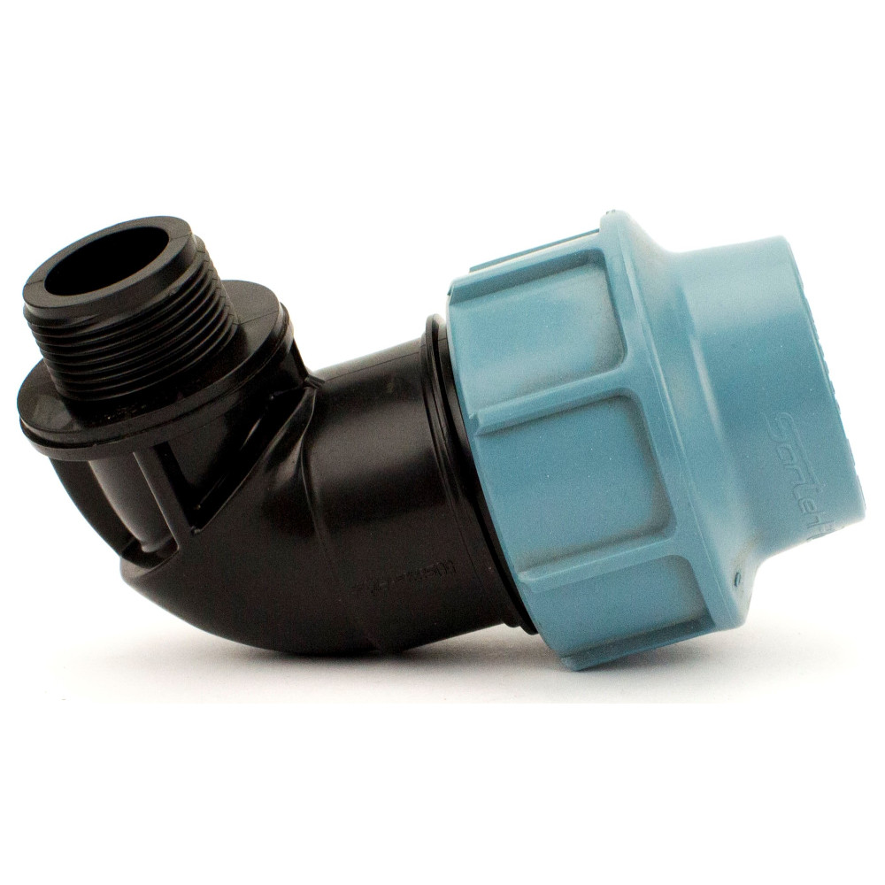 Коліно з зовнішнім різьбленням КНР SantehPlast