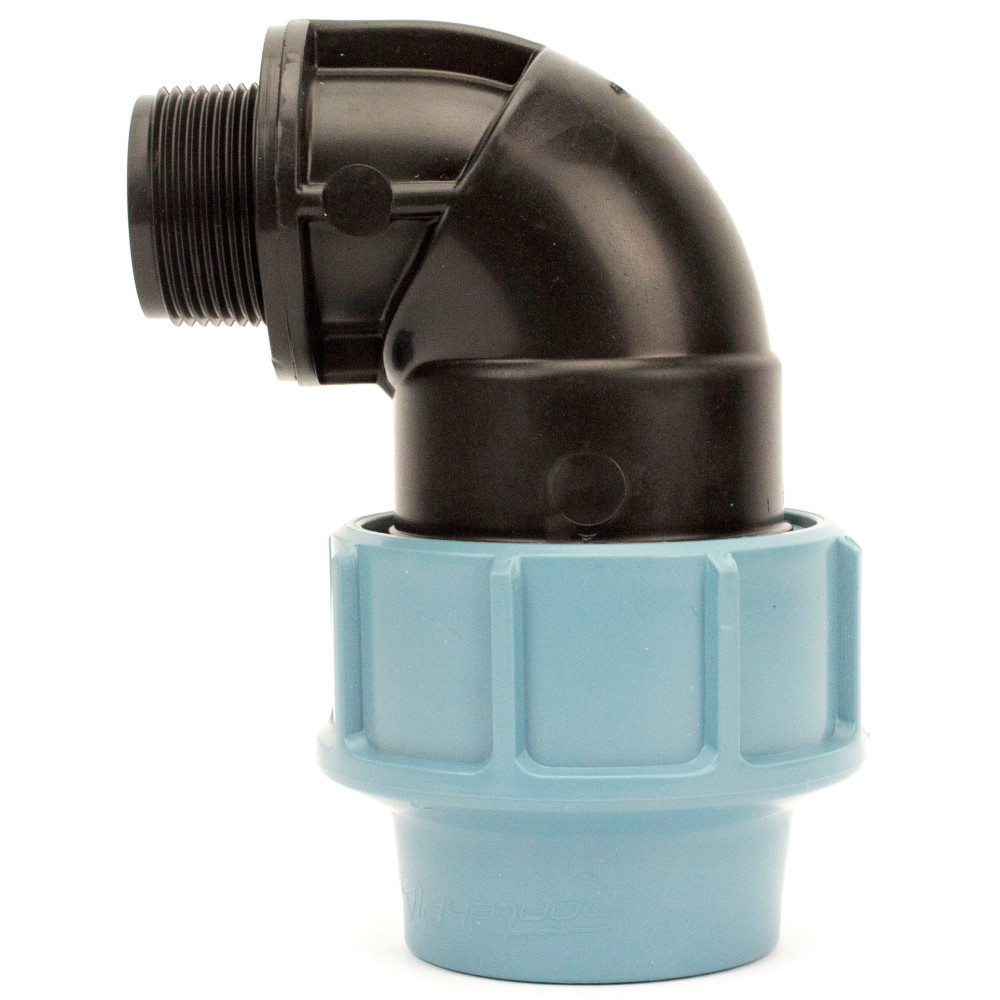 Коліно з зовнішнім різьбленням КНР SantehPlast