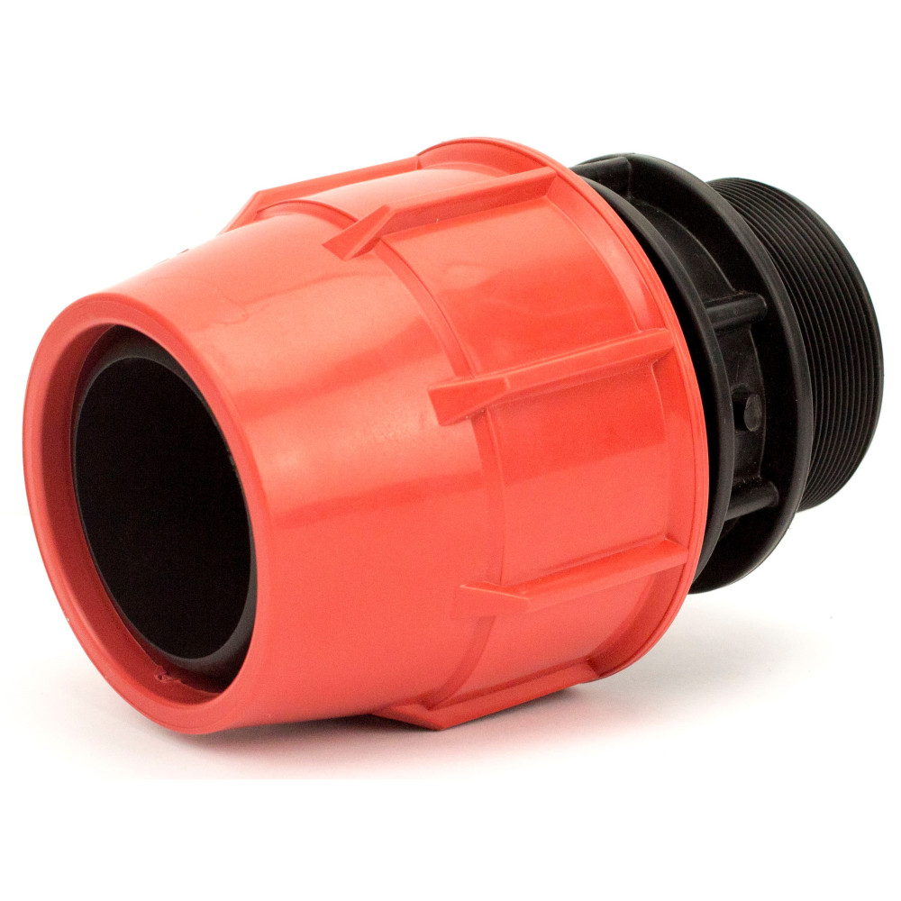 Муфта для рукава LayFlat (Лайфлет) із зовнішньою різьбою МНР ASM