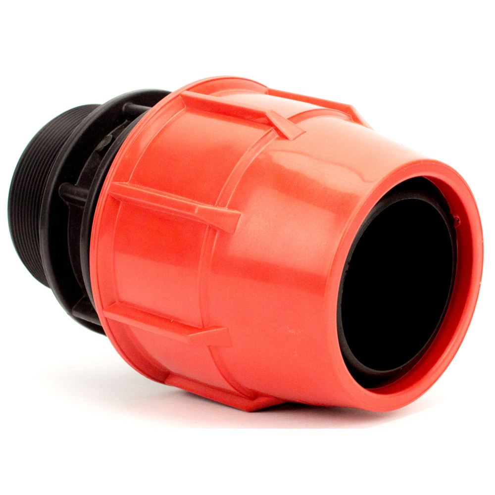 Муфта для рукава LayFlat (Лайфлет) із зовнішньою різьбою МНР ASM