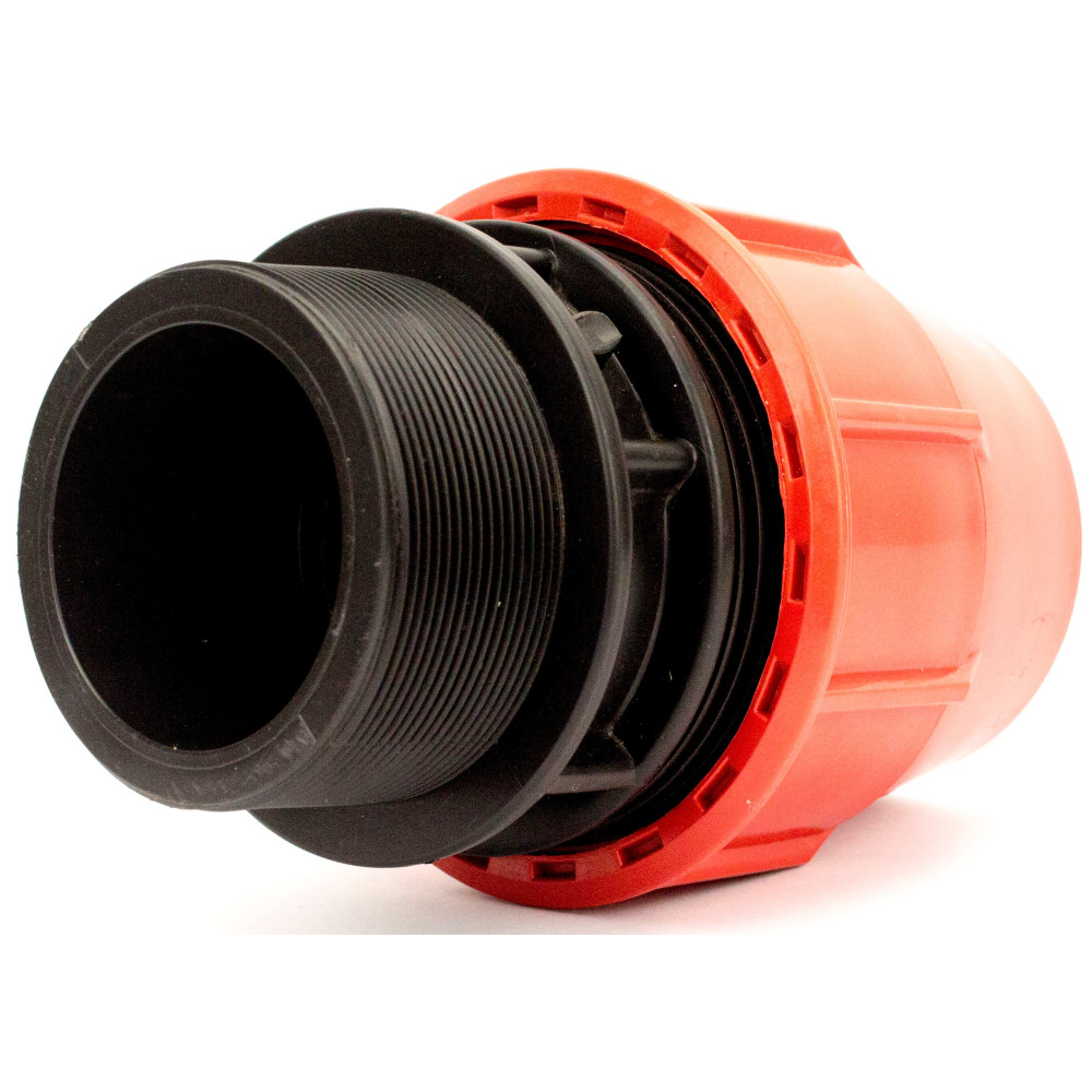 Муфта для рукава LayFlat (Лайфлет) із зовнішньою різьбою МНР ASM