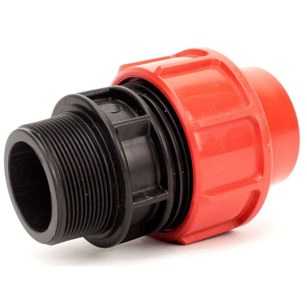 Муфта для рукава LayFlat (Лайфлет) із зовнішньою різьбою МНР ASM