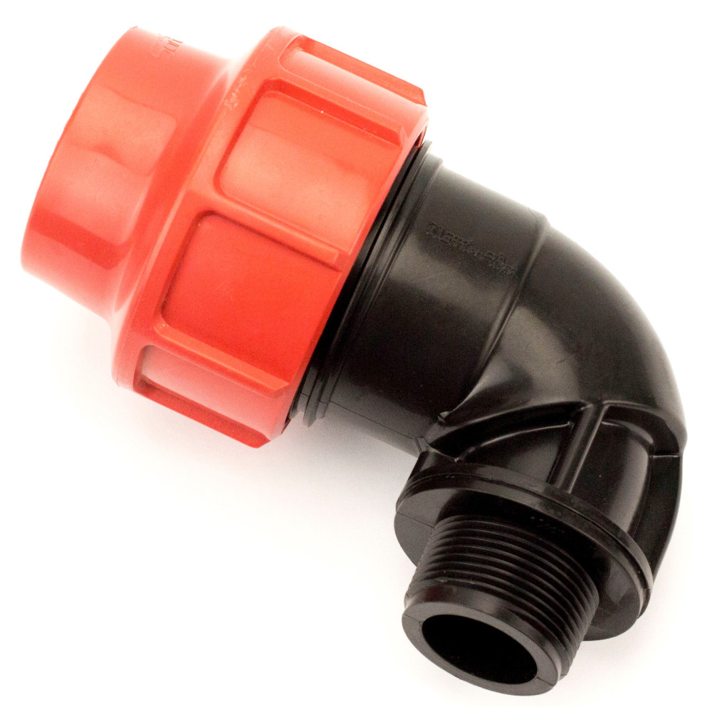 Коліно для рукава Lay Flat із зовнішньою різьбою (КНР ASM)