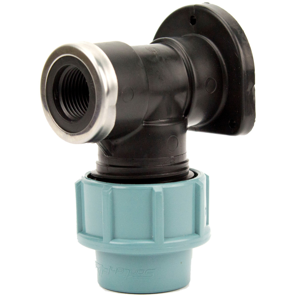 Коліно настінне компресійне (КН) SantehPlast