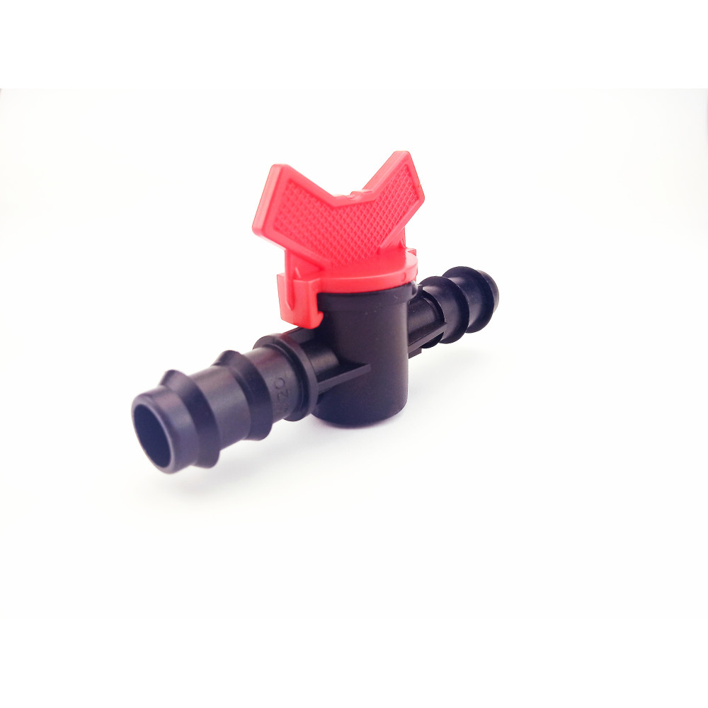 Кран з'єднувальний прохідний для трубки 16 мм (Йорж-Йорж)