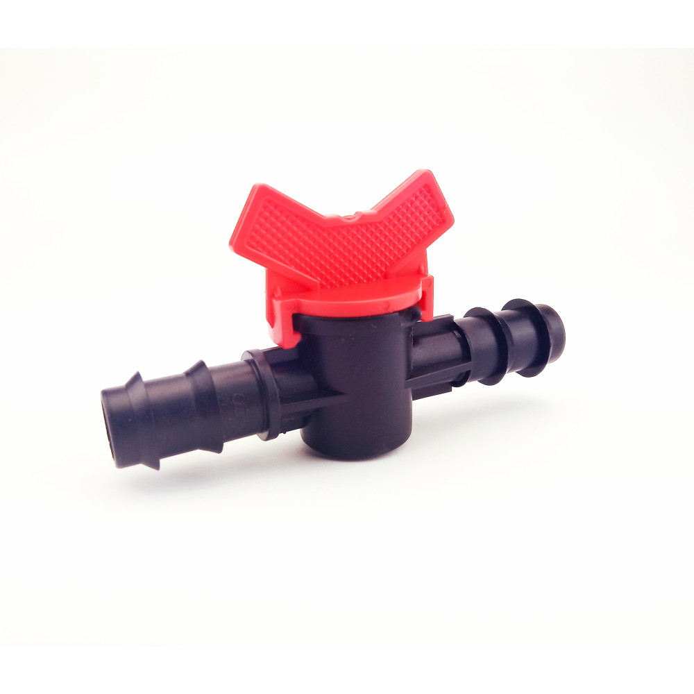 Кран з'єднувальний прохідний для трубки 20 мм (Йорж-Йорж)