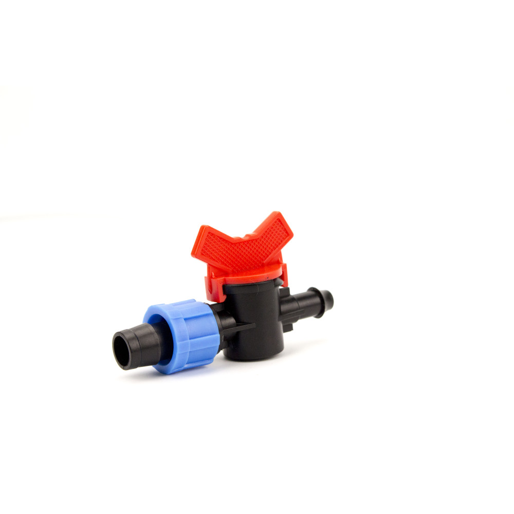 Кран стартовий з ущільнювальною гумкою для крапельної стрічки