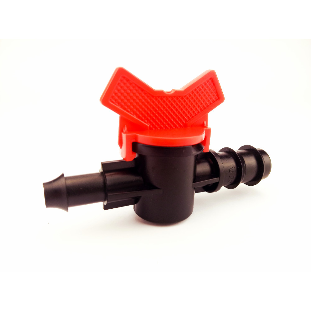 Кран стартовий з гумкою для сліпої та багаторічної трубки 16 мм