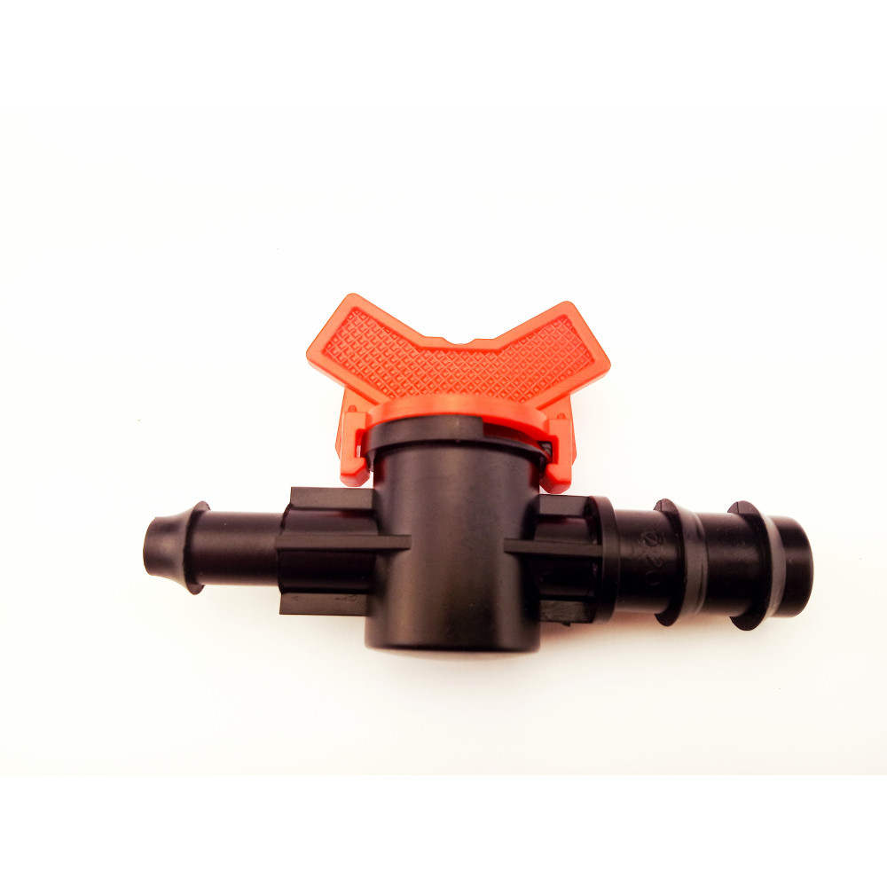 Кран стартовий з гумкою для сліпої трубки d 20 мм