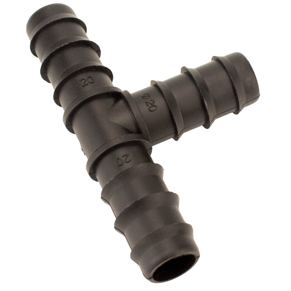Трійник - з'єднувач для трубки d20 мм