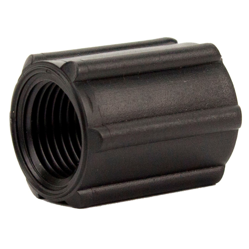 Муфта різьбова 1/2" x 1/2" (внутрішня різьба) — З’єднувач пластиковий