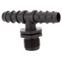 Трійник для крапельної трубки 16 мм зовнішнє різьблення 1/2"