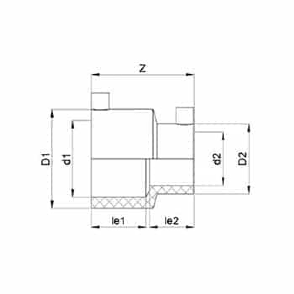 ТР Редукція 40В-ПЕ100 SDR11