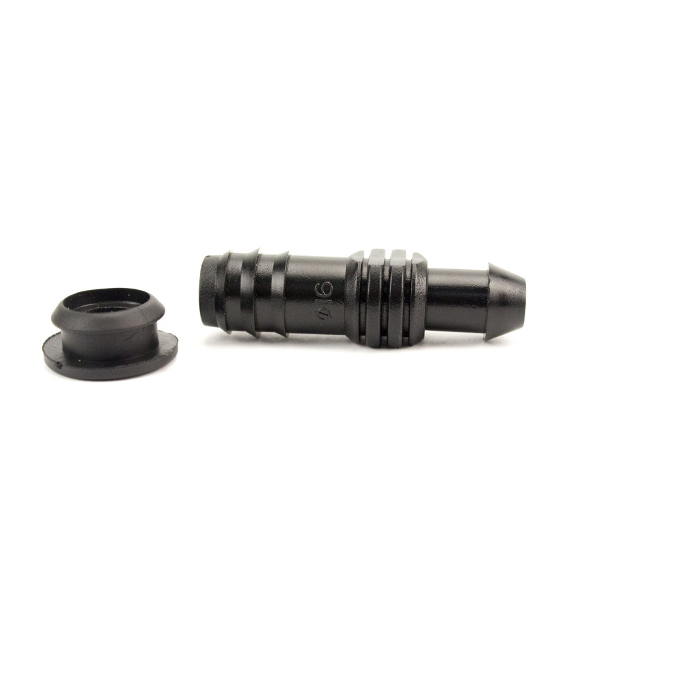 Старт із ущільнювальною гумкою для крапельної трубки 16мм