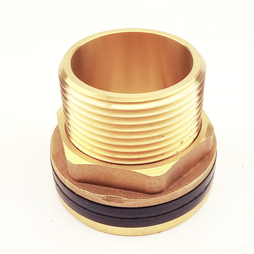 Врізання в бак 1" латунне