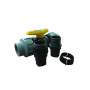 Кран шаровый зажимной D50 ASM для рукава Lay Flat