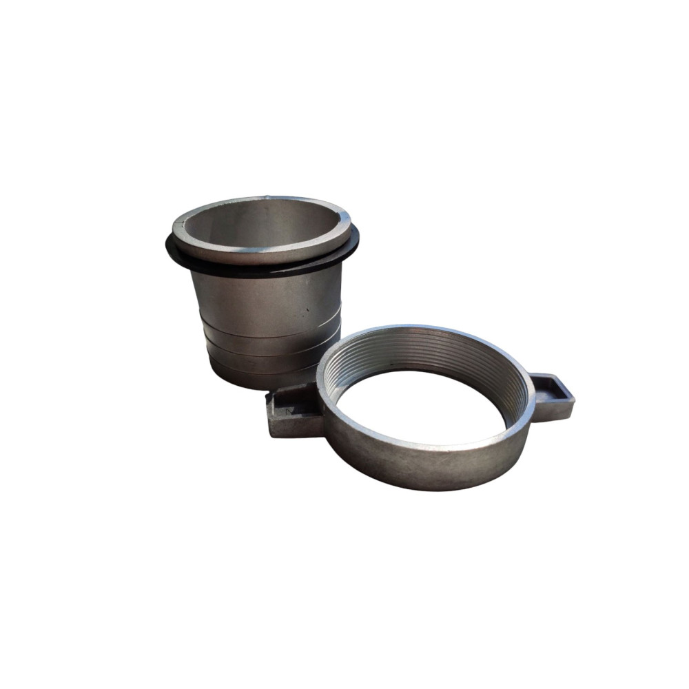 Перехідник мотопомпи алюмінієвий (фланець-шланг)