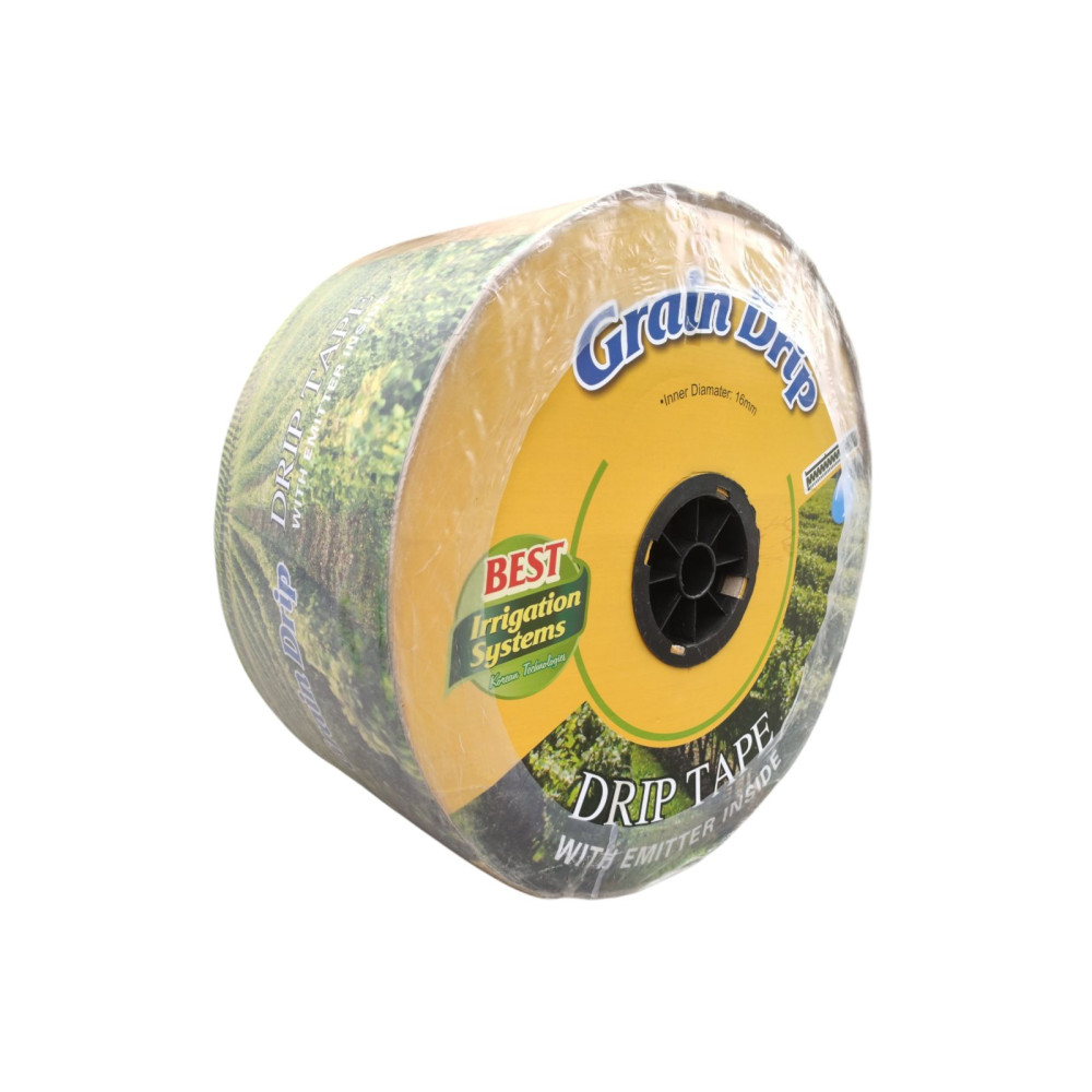 Крапельна стрічка еміттерна Grain 30см 6mil  1.6 л/год (3000м)
