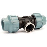 Трійник внутрішнє різьблення ТВР SantehPlast