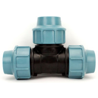 Трійник затискний ТЗ SantehPlast