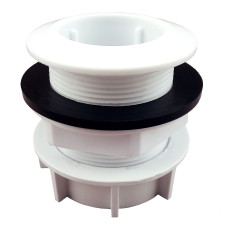 Відвід з бака в зборі 1" (Врізка в бак пластикова)