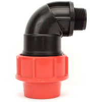 Коліно для рукава Lay Flat із зовнішньою різьбою (КНР ASM)