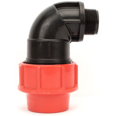 Коліно для рукава Lay Flat із зовнішньою різьбою (КНР ASM)