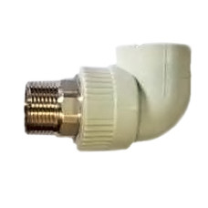 Коліно PP-R із зовнішньою різьбою (під ключ)