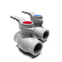 Кран кульовий поліпропіленовий (PP-R) для систем водопостачання