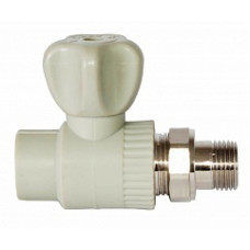 Кран кульовий радіаторний прямий PP-R