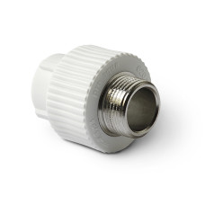 Муфта поліпропіленова PP-R із зовнішньою різьбою (МРН)