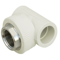 Трійник під ключ PP-R з внутрішнім різьбленням