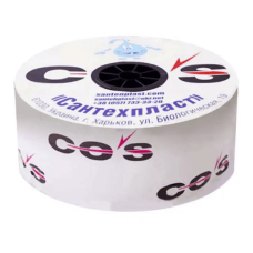 Крапельна стрічка емітерна COS 16 мм (крок 20 см, щільність 6 mil)