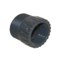 Муфта-перехідник PVC (ПВХ) Pimtas (зовнішня/внутрішня різьба) PN16