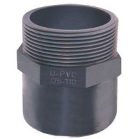 Муфта-перехідник PVC (ПВХ) Pimtas (клей — зовнішня різьба) PN16