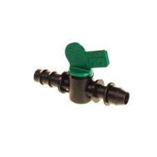 Мінікран із впаяною гумкою — ЙОРЖ для крапельної трубки 16 мм