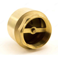 Зворотний клапан із латунним штоком