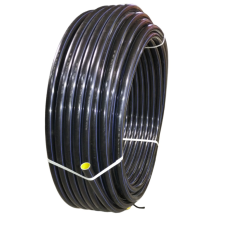 Труба ПЕ чорна з синьою смужкою d-25 (100м) 8 атм