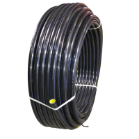 Труба ПЕ чорна з синьою смужкою d-32 (100м) 8 атм