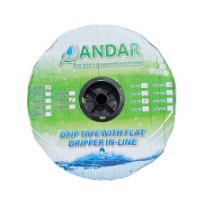 Крапельна стрічка емітерна ANDAR 20см 6mil 1.38 л/год (1000м)