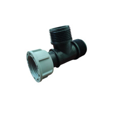 Трійник з однією накидною гайкою 1"НР- НР-ВР