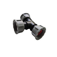 Трійник з  накидною гайкою 1" ВР-ВР-ВР