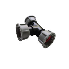 Трійник з  накидною гайкою 1" ВР-ВР-ВР