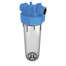 Фільтр механічного очищення DP-10 (різьба латунь,колба прозора)