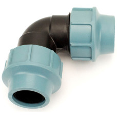 Коліно затискне компресійне (КЗ) SantehPlast