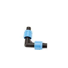 Коліно затискне (кутник) SV для крапельної стрічки