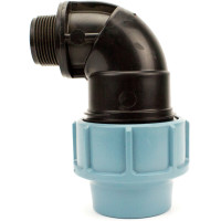 Коліно з зовнішнім різьбленням КНР SantehPlast