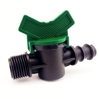 Кран стартовий зовнішнє різьблення 3/4" для трубки 16mm