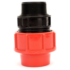 Муфта для рукава LayFlat (Лайфлет) із зовнішньою різьбою МНР ASM